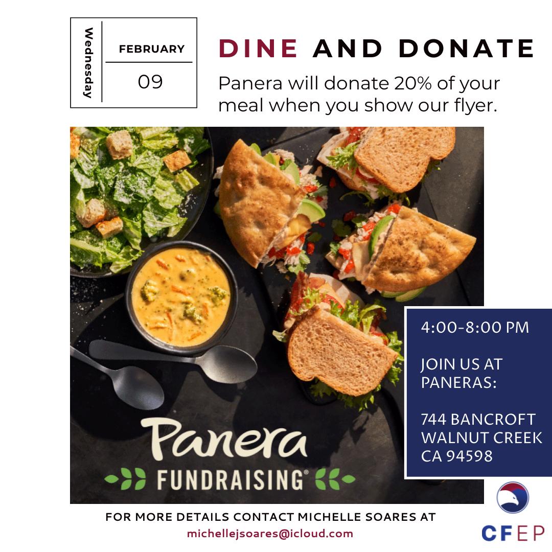 february dine and donate cfep eagle peak walnut creek