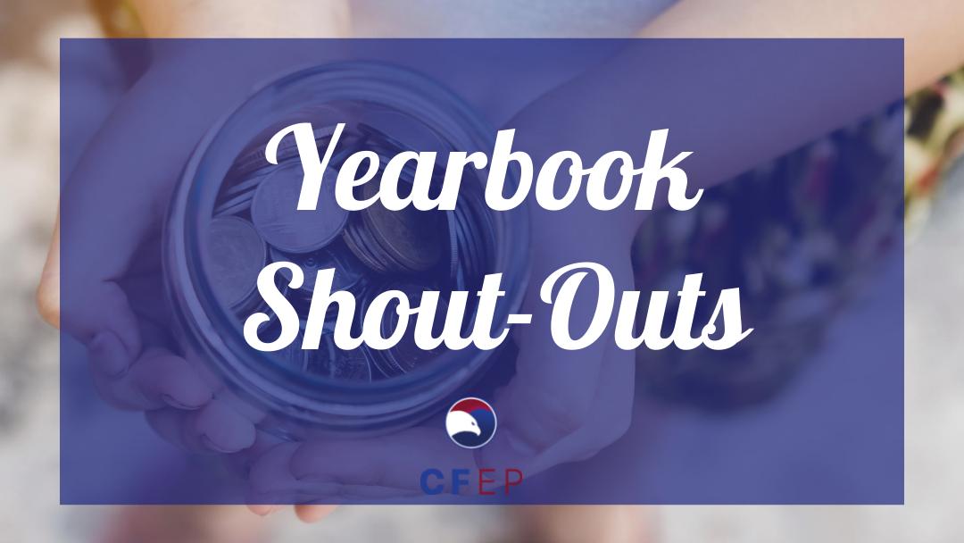 cfep eagle peak Montessori yearbook shout outs
